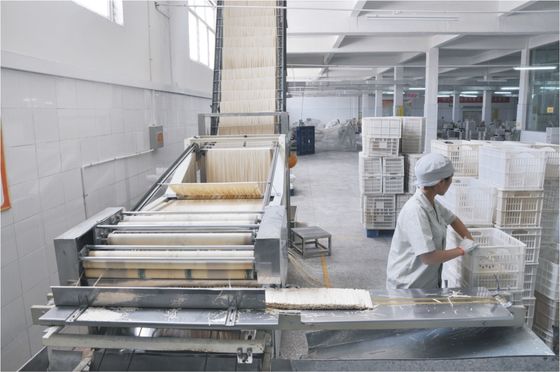China Het nieuwste Type en sloeg lnstant de Noedelproductielijn van het SmaakTarwemeel leverancier