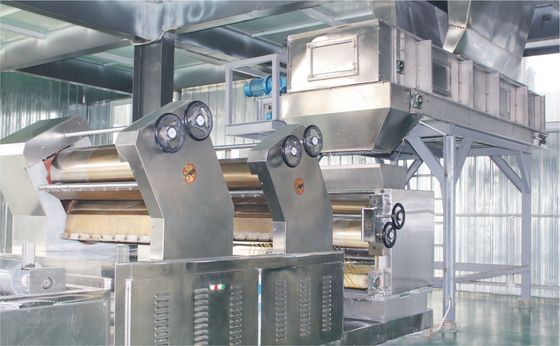 China Nieuwe Roestvrij staal Commerciële Automatische Noedel die Machineproductielijn maken leverancier