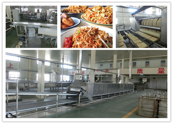 China Het roestvrije staal braadde Onmiddellijke Noedelproductielijn, Onmiddellijke Noedels die Machines maken leverancier